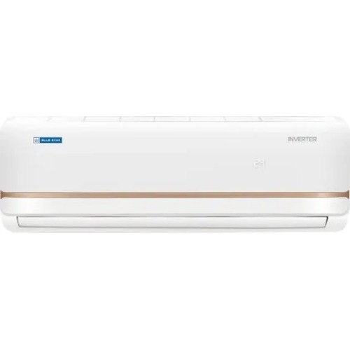 Blue Star 1.5 Ton 3 Star Split Inverter AC Copper Condenser  (IA318QKU) White 